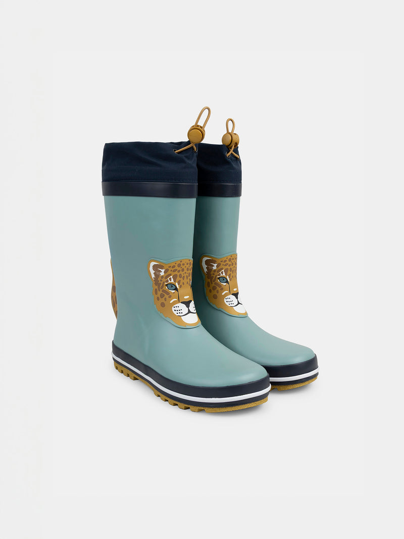 Bottes de pluie Bleue Garçon