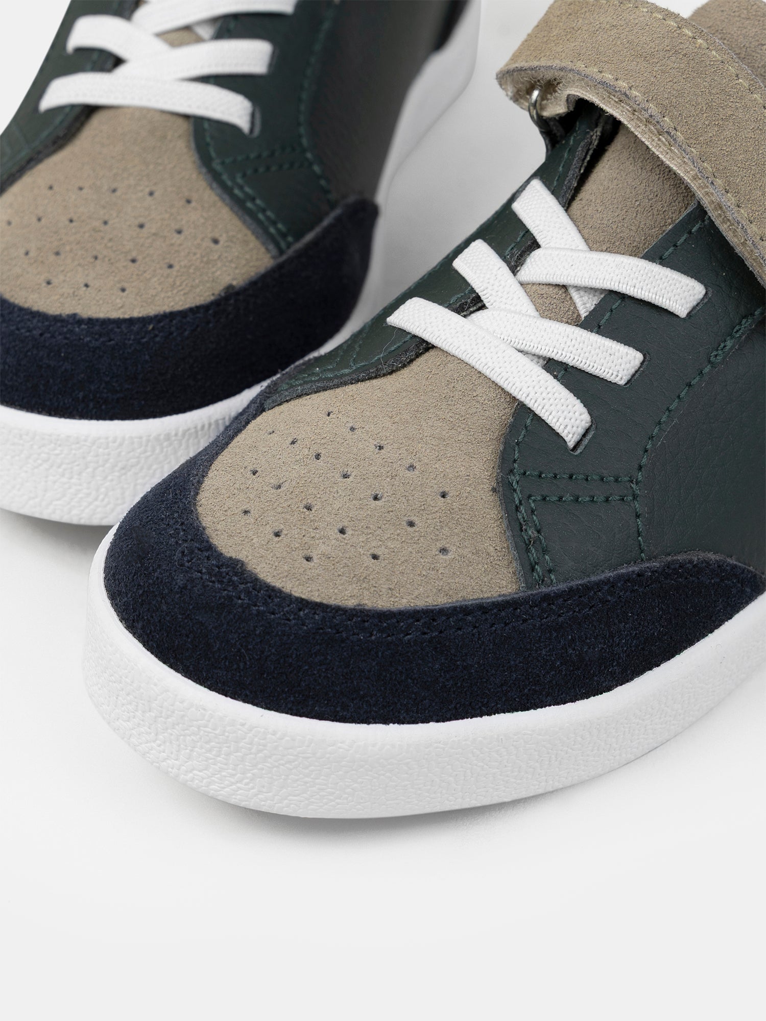 Sneakers tricolores de velcro para Meninos