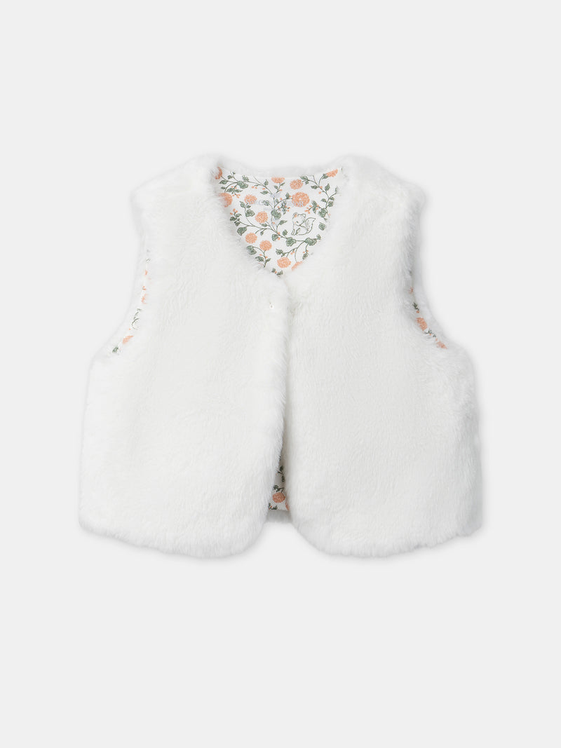 Conjunto de vestido com estampa de flores + cardigan + collants para menina