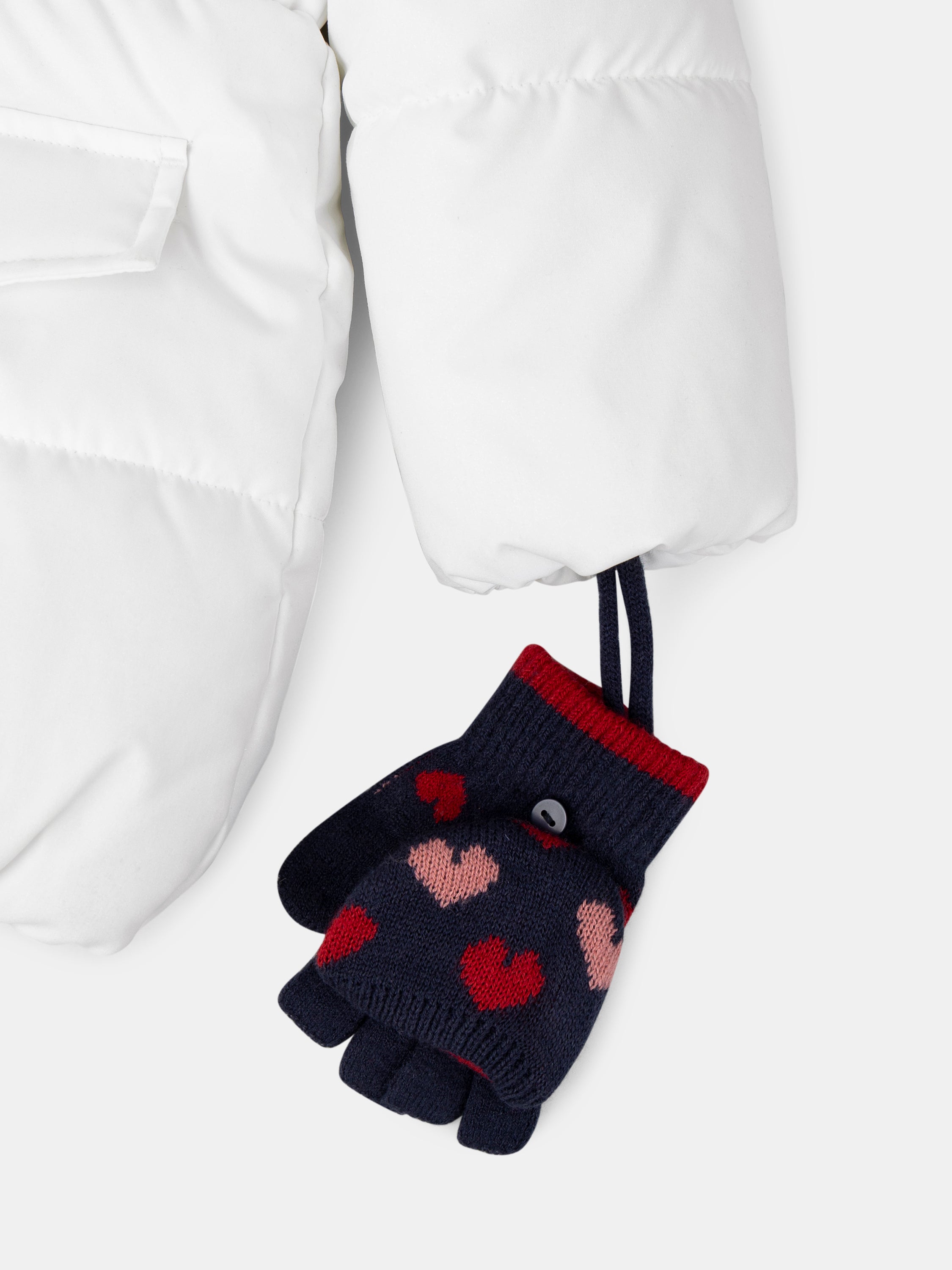 Jaqueta Branca Matelassada Meninas