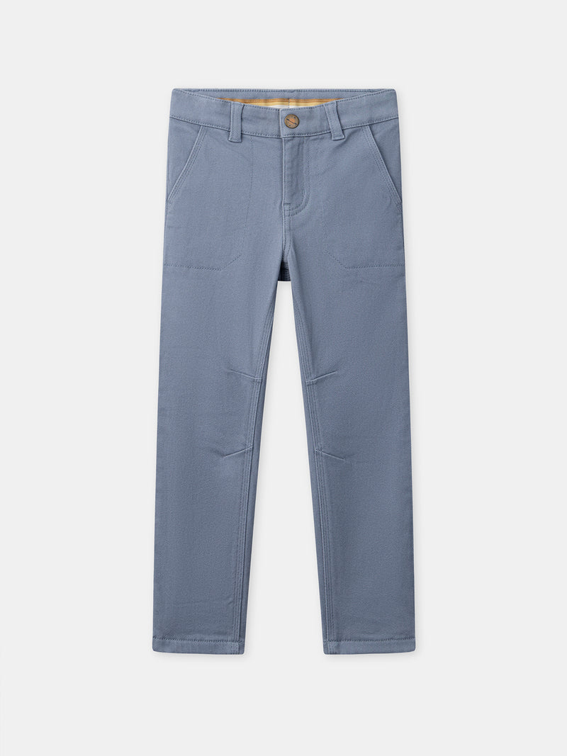 Pantalon bleu grisé Garçon