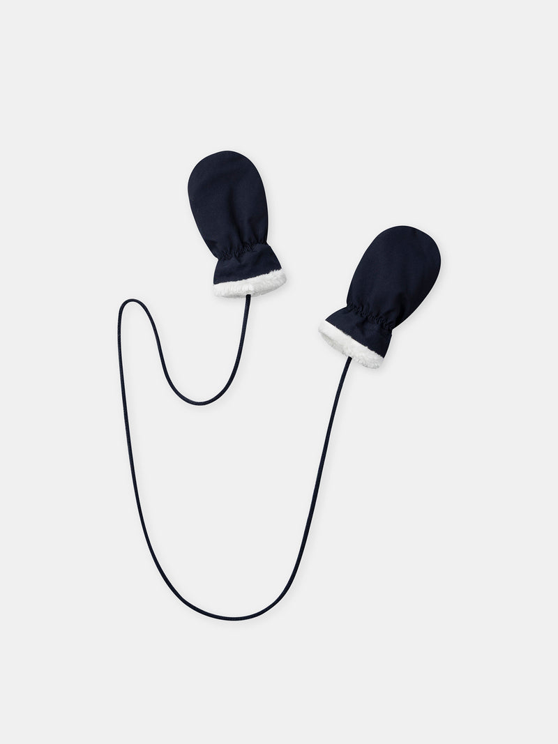 Gants bleu foncé Bébé Garçon