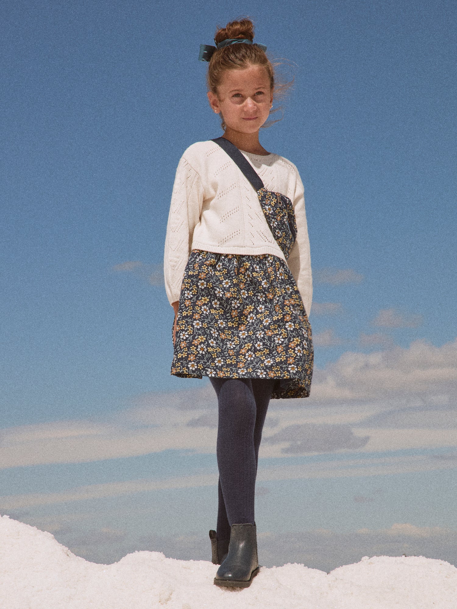 Saco de Cintura com Estampa Floral para Meninas