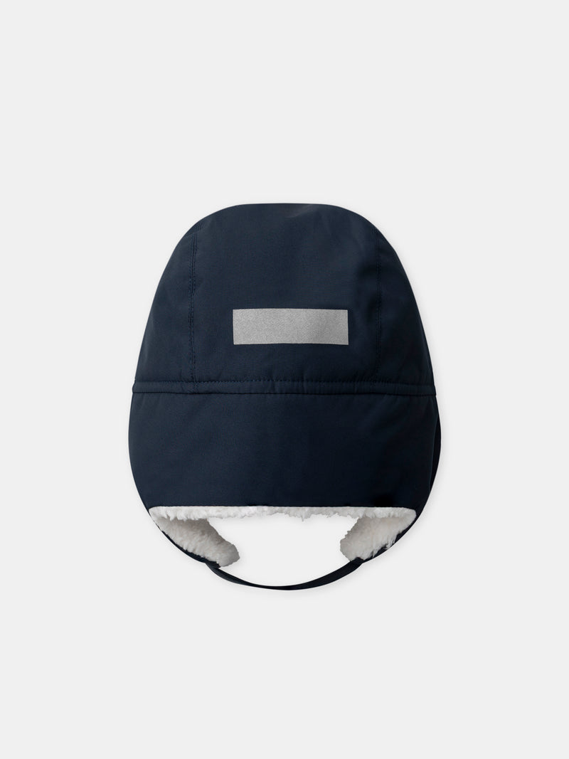 Boné azul escuro para menino