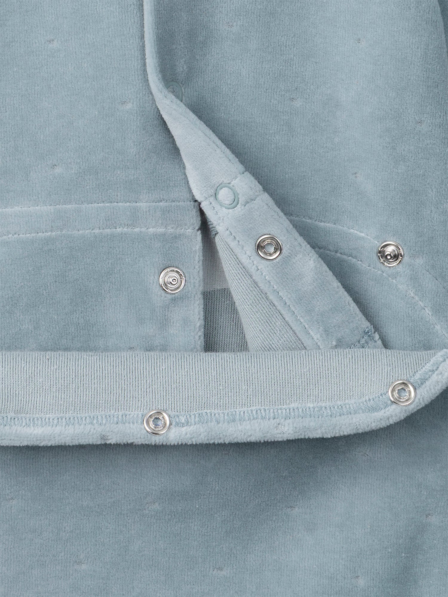 Macacão azul em veludo com bordados de gatos para meninas