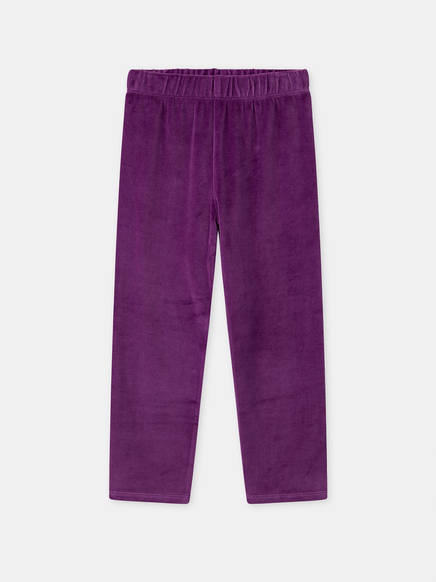Pyjama violet en velours + Cape Fille