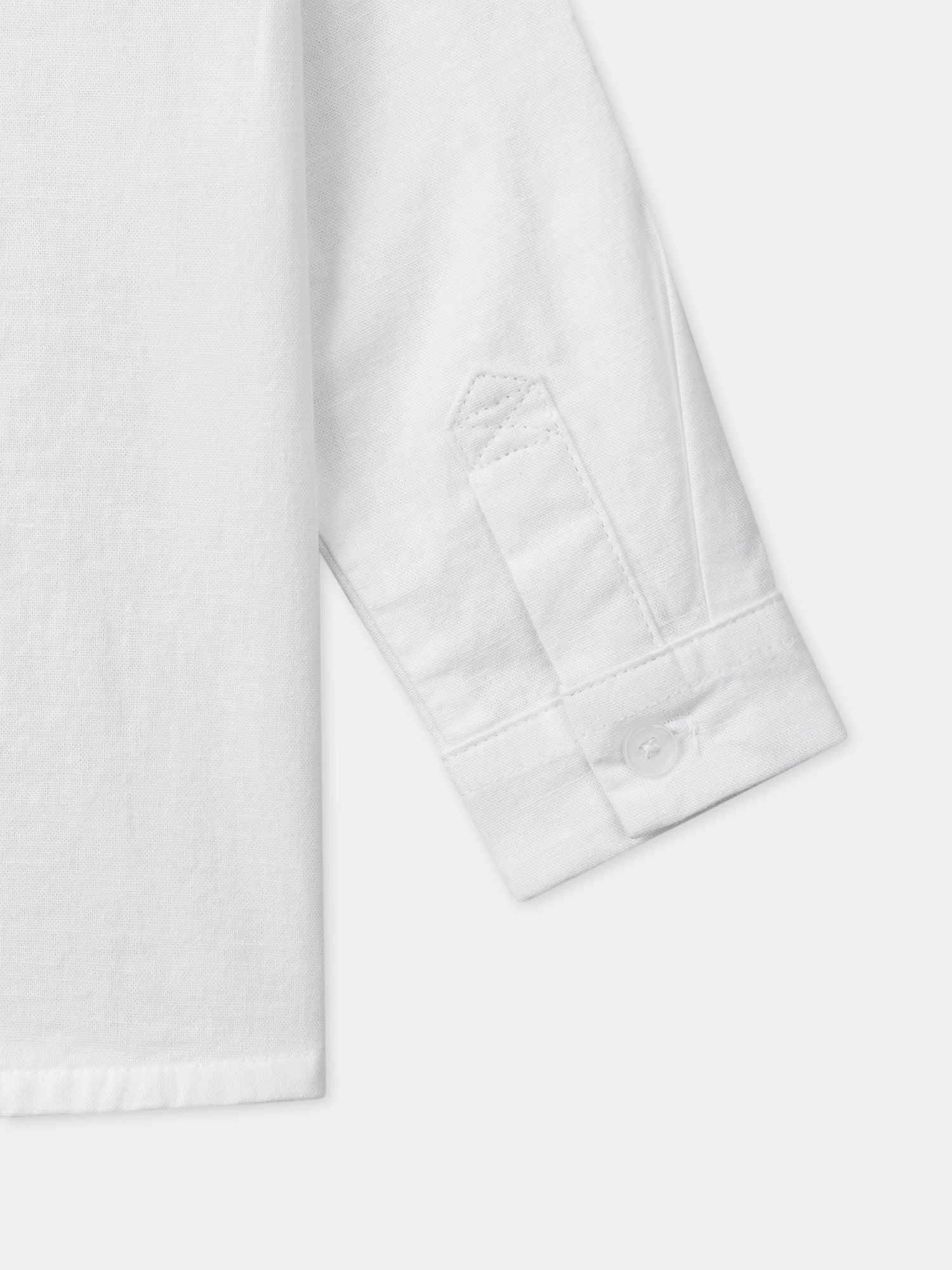 Camisa Ecru com Mangas Arreganhadas Bebé Menino