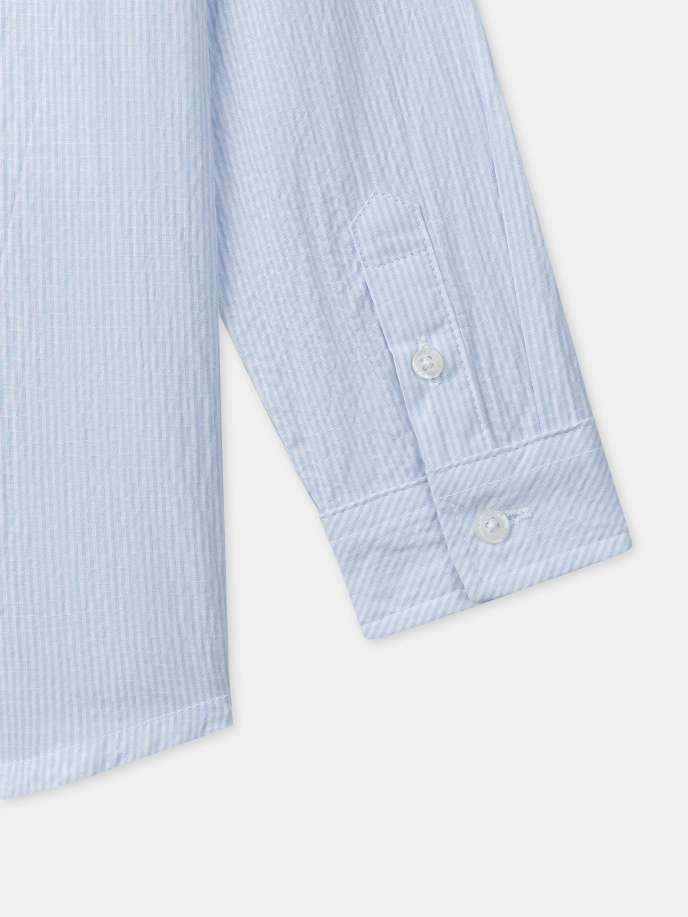 Chemise à rayures bleues Garçon