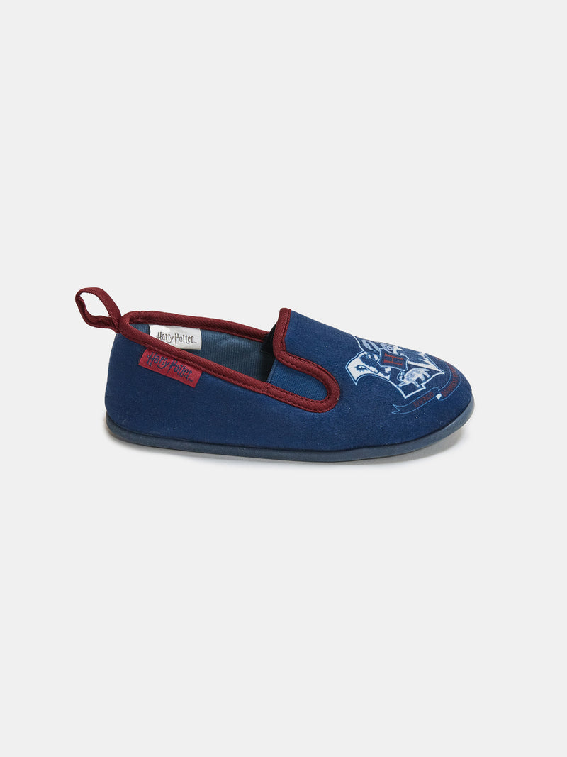 Pantufas azuis marítimas Harry Potter para meninos