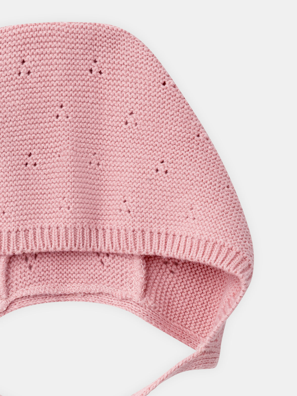 Gorro rosa para recém-nascida