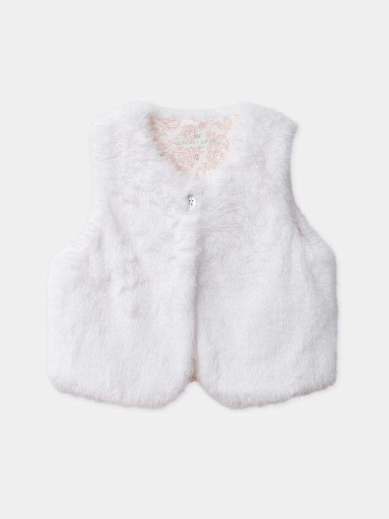 Ensemble robe + gilet + collants Naissance Fille