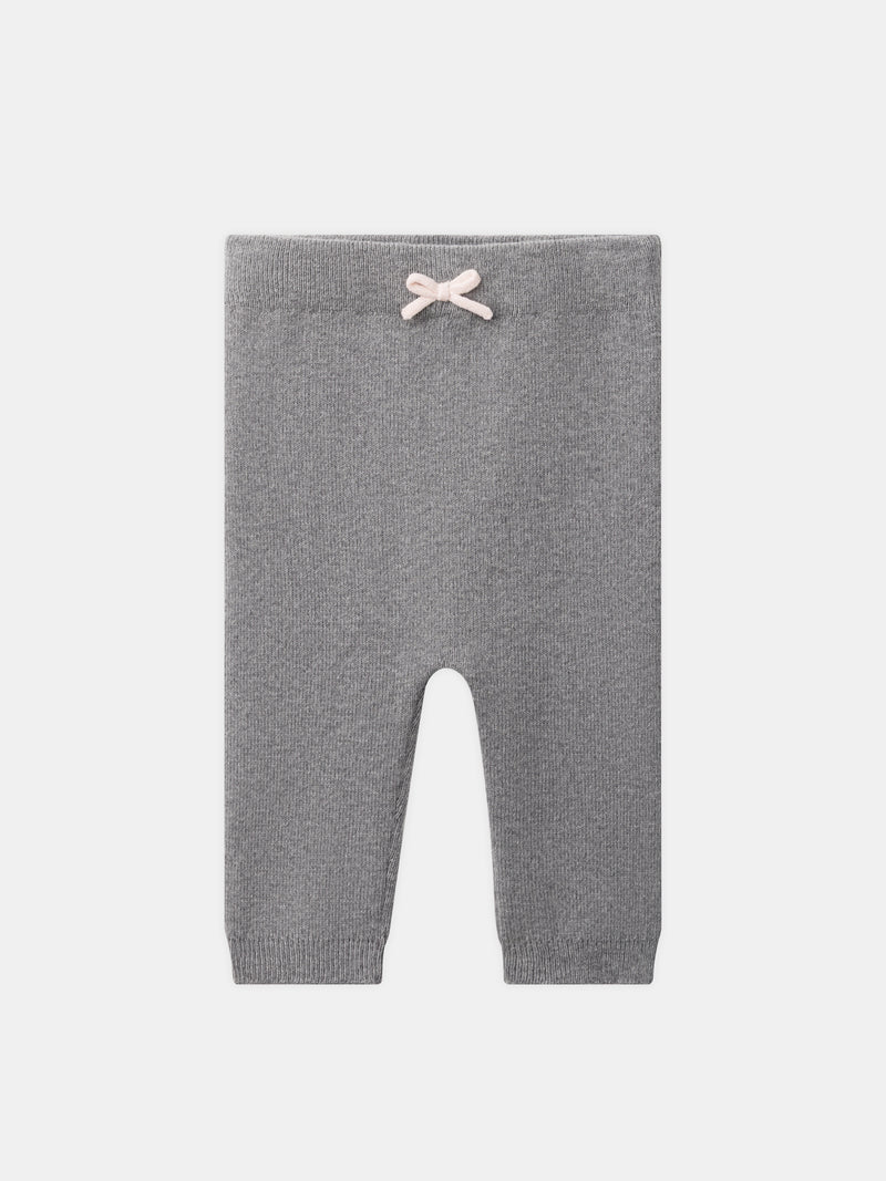 Ensemble pull et pantalon gris Naissance Fille