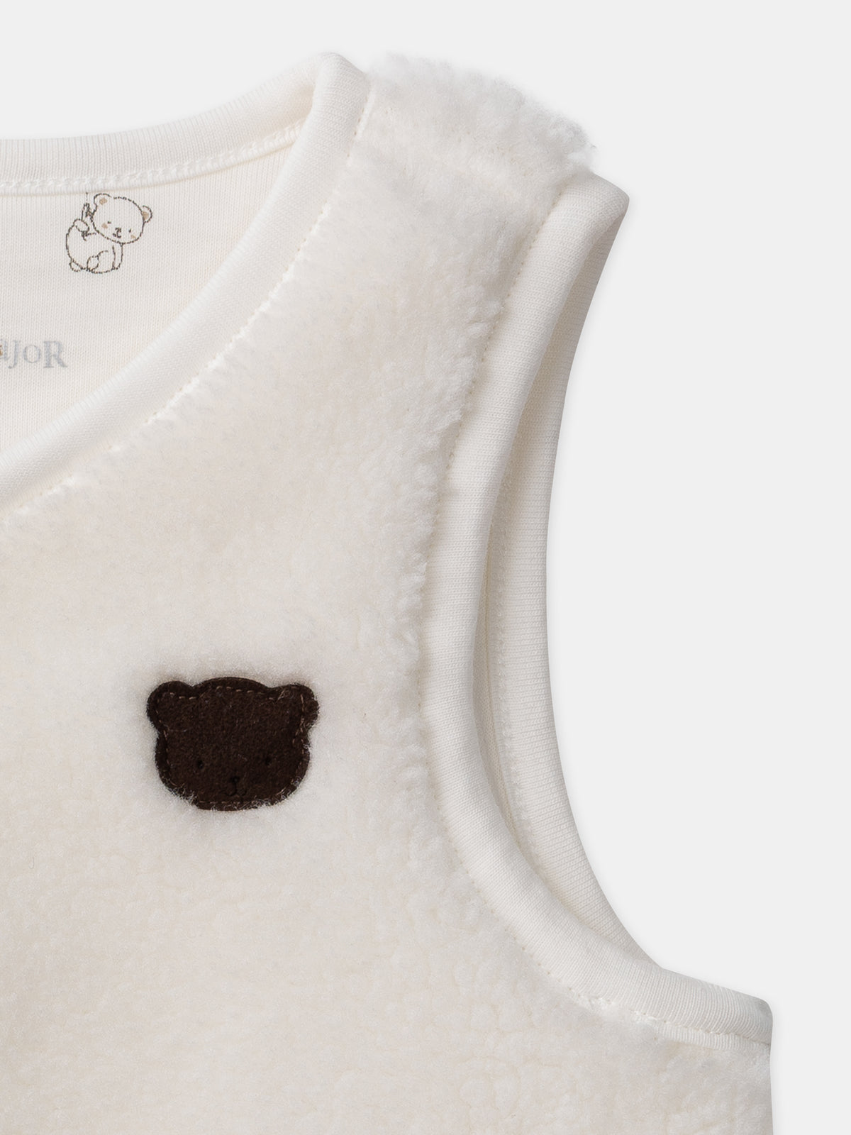 Conjunto colete + body t-shirt + calças Nascimento Menino