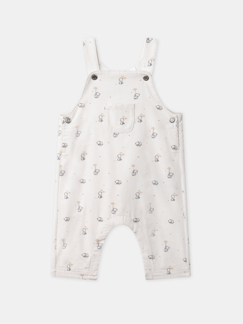 Conjunto salopete + body + meias Nascimento Menino