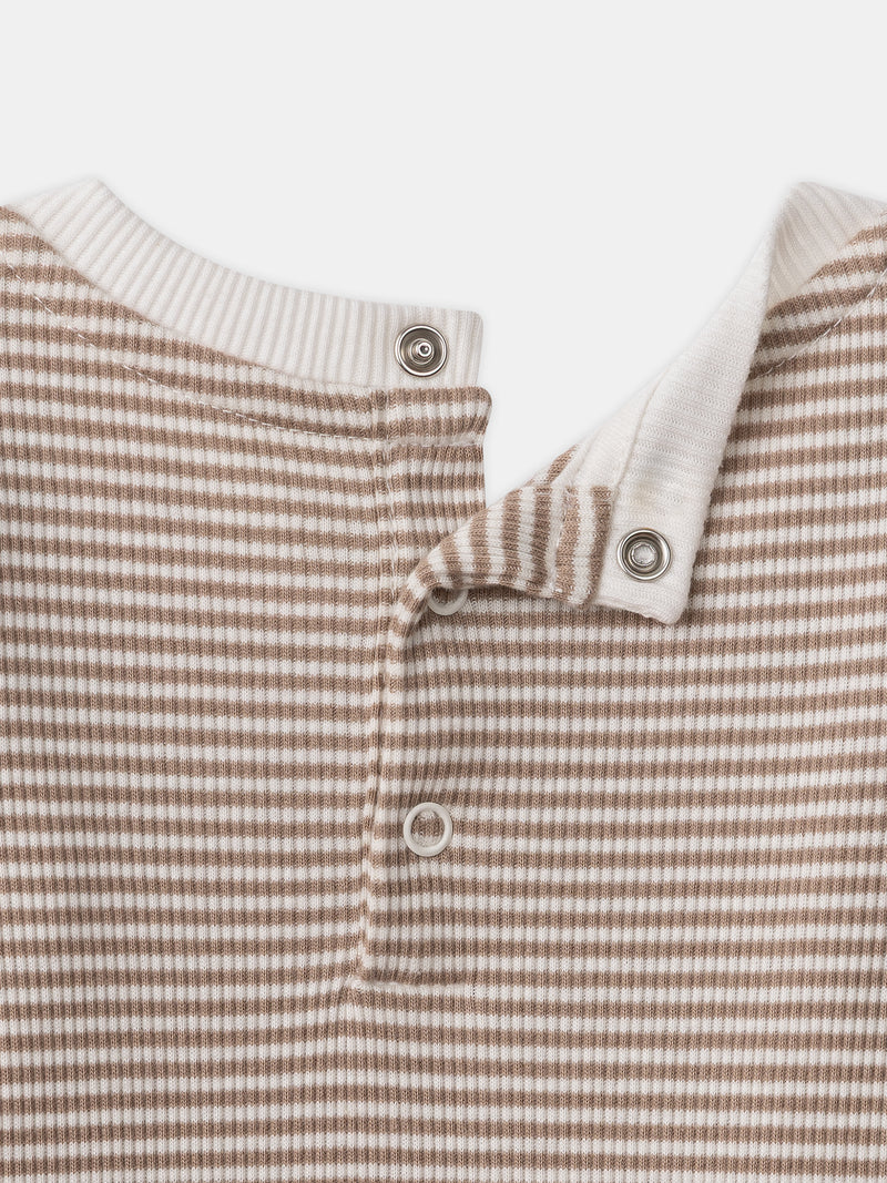 Conjunto salopete + body + meias Nascimento Menino