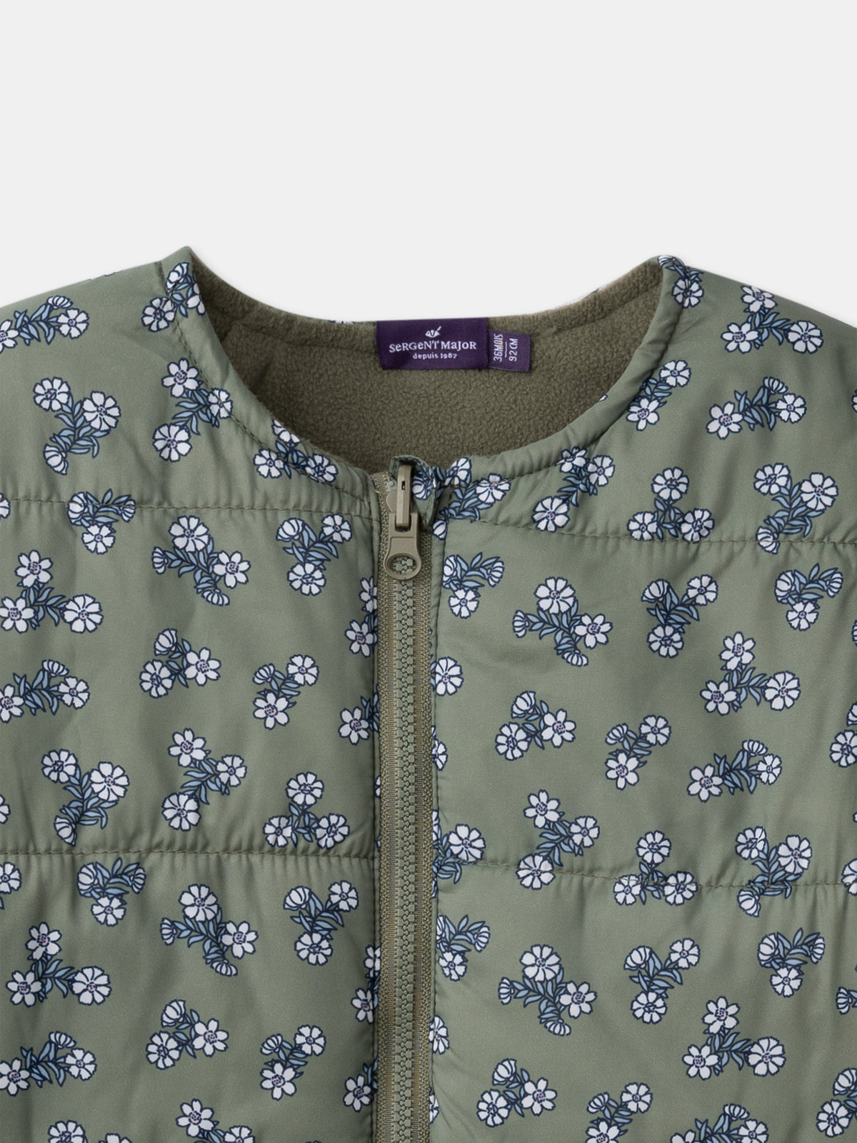 Parka 3 en 1 kaki Bébé Fille