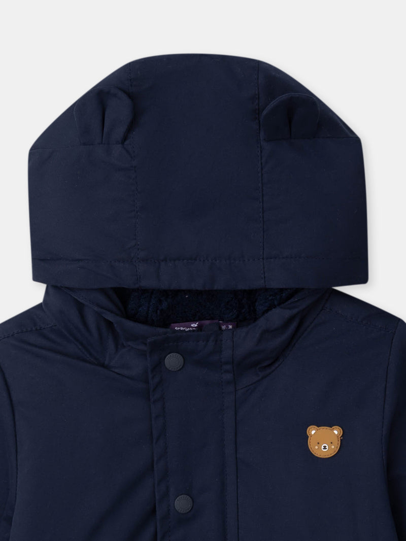 Parka 3 em 1 azul marinho Bebé Menino
