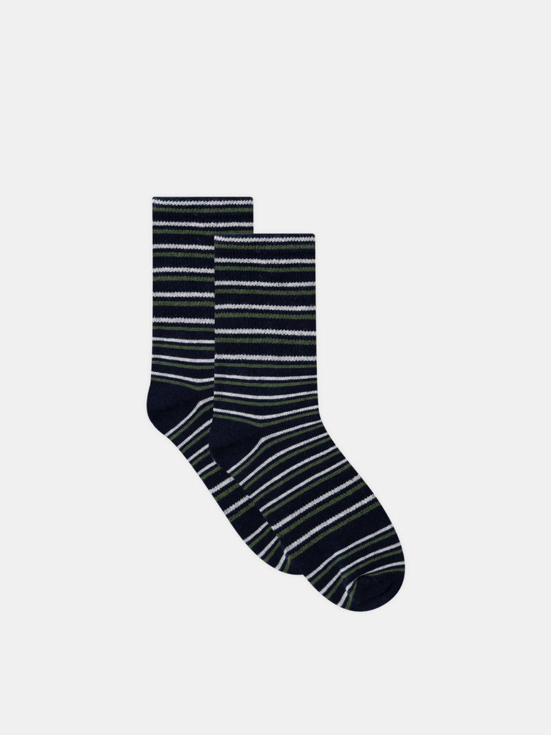 Conjunto de 5 pares de meias às riscas ou uniformes para rapazes