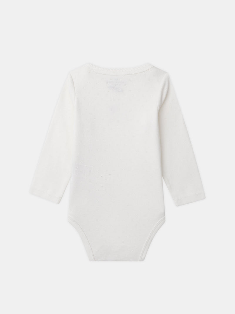 Conjunto de 3 bodies de mangas longas Bebé Feminino