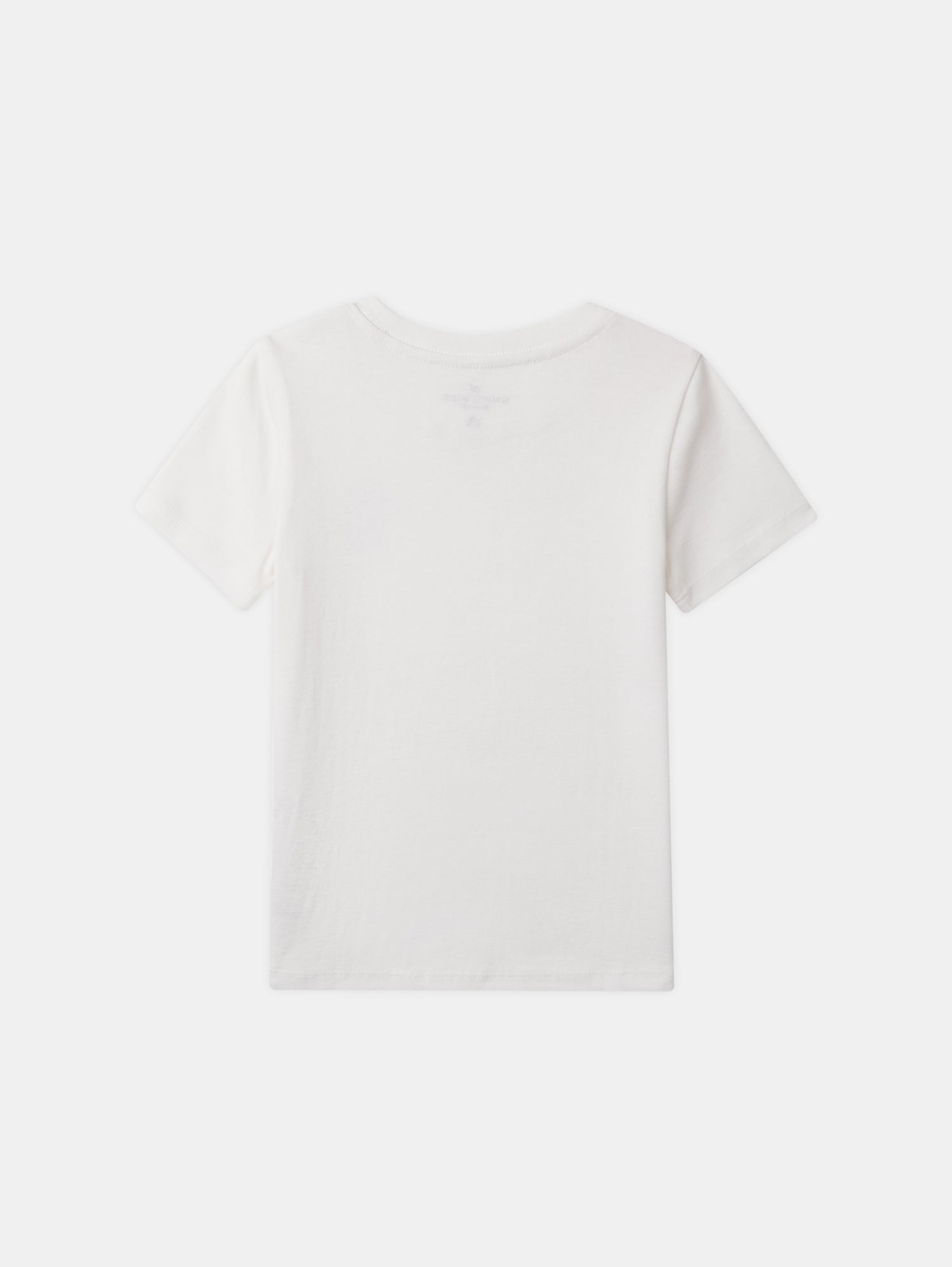 Lote de 2 t-shirts ecru com impressão de dragão ou listras azuis para menino
