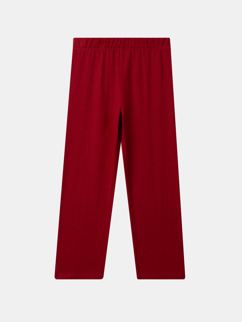 Pijama Harry Potter borgonha e creme impresso "Grifinória" Rapaz