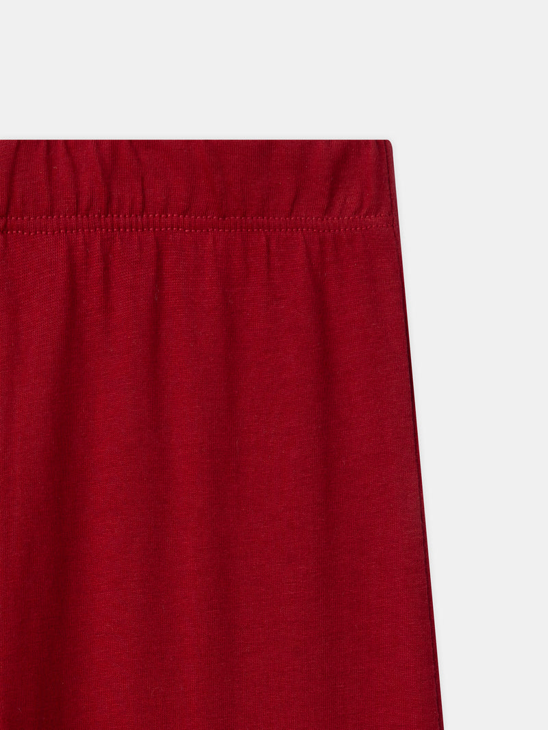 Pijama Harry Potter borgonha e creme impresso "Grifinória" Rapaz