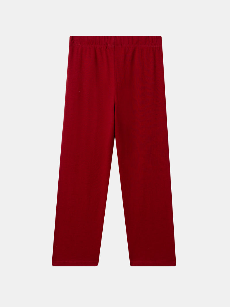 Pijama Harry Potter borgonha e creme impresso "Grifinória" Rapaz