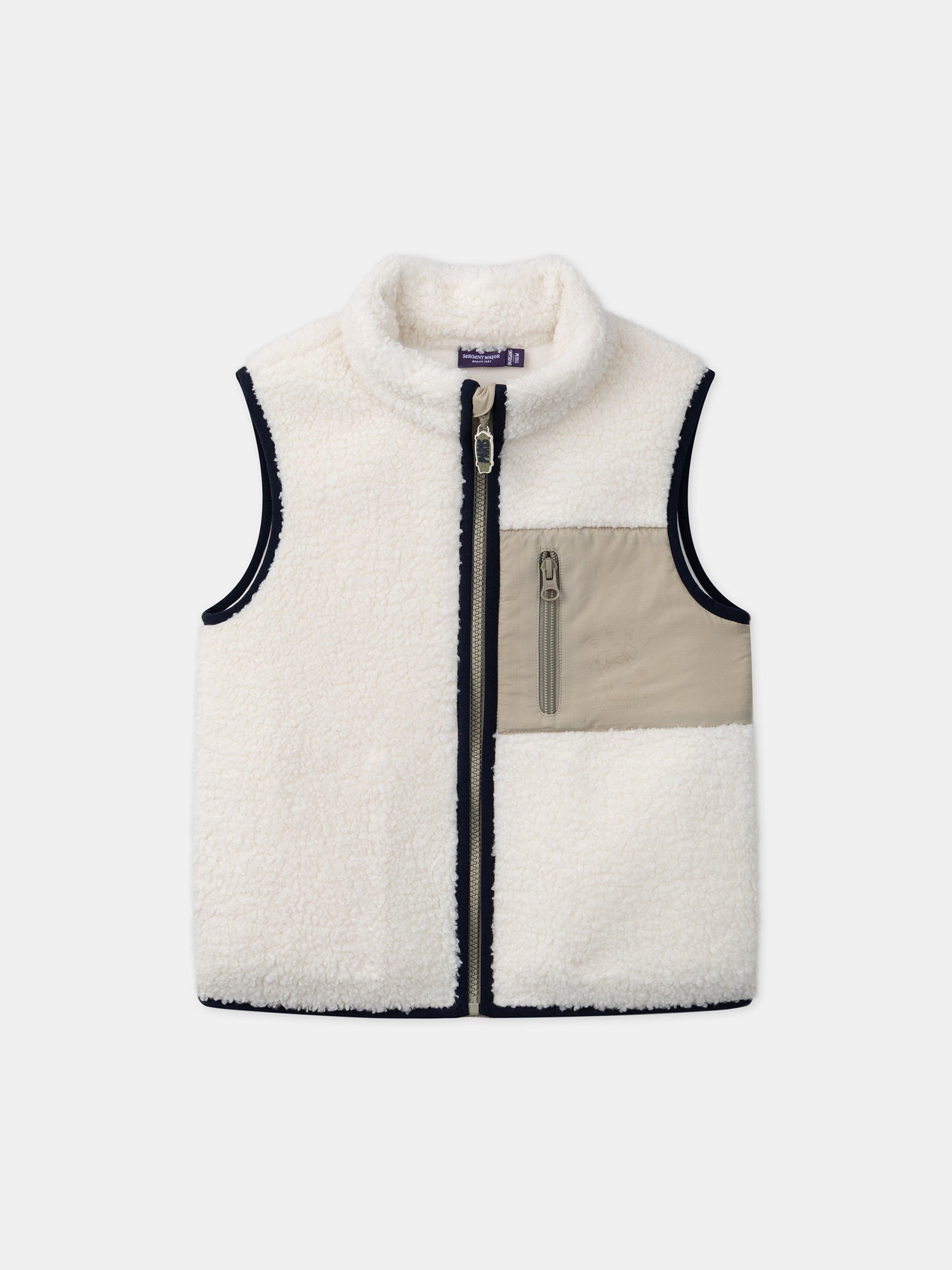 Colete em pelo sintético