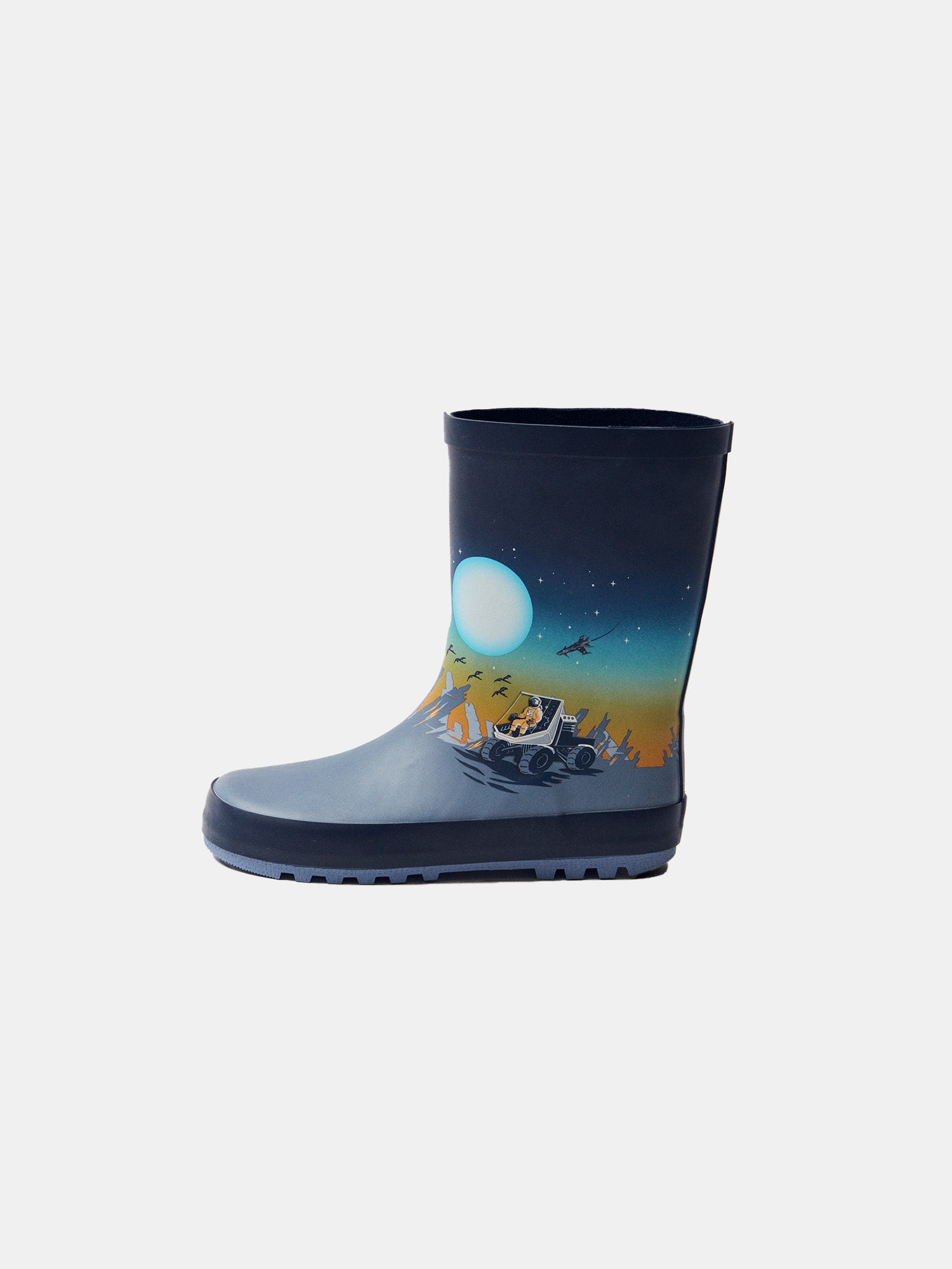 Botas de chuva azul marinho