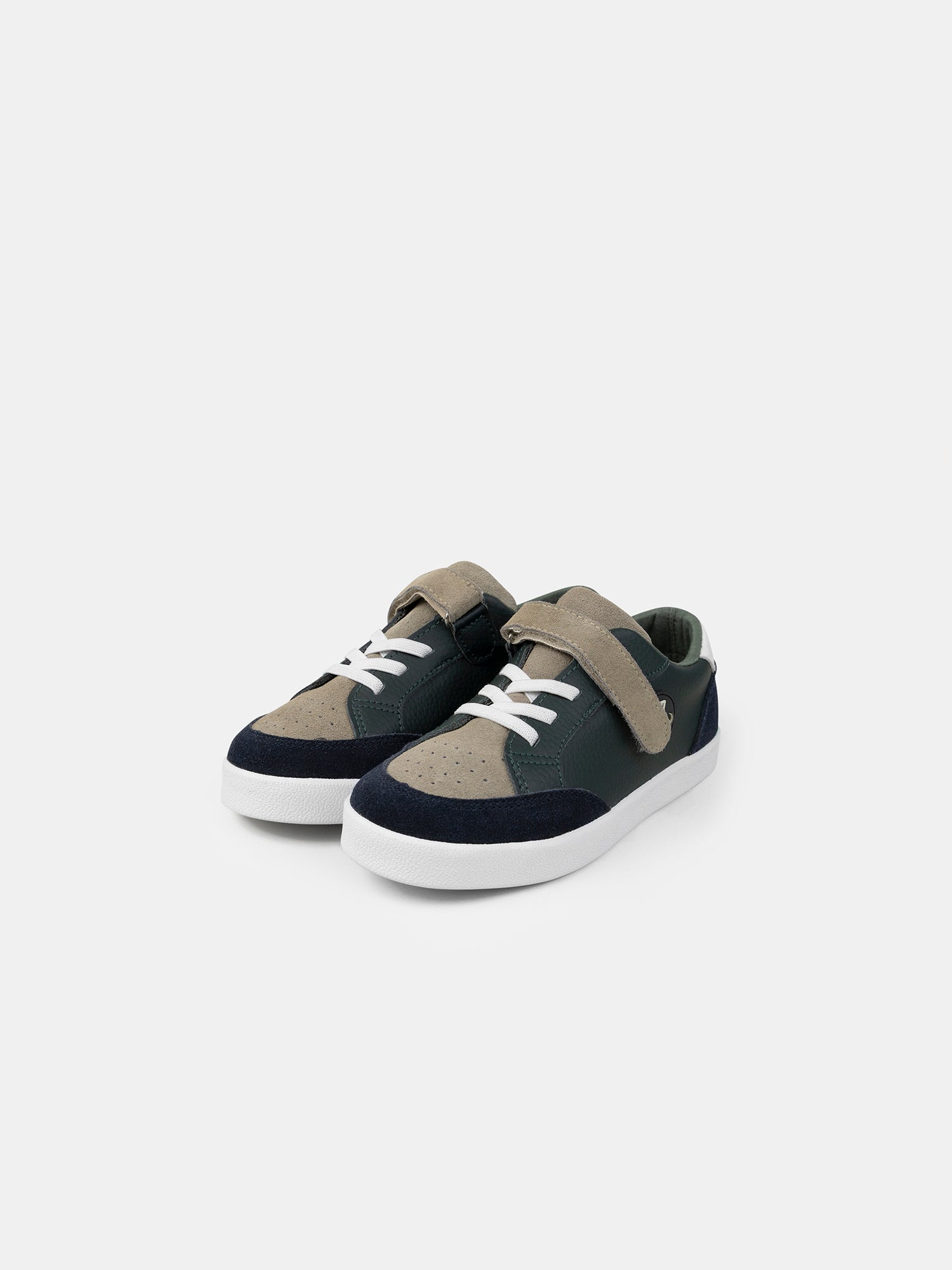 Sneakers tricolores de velcro para Meninos
