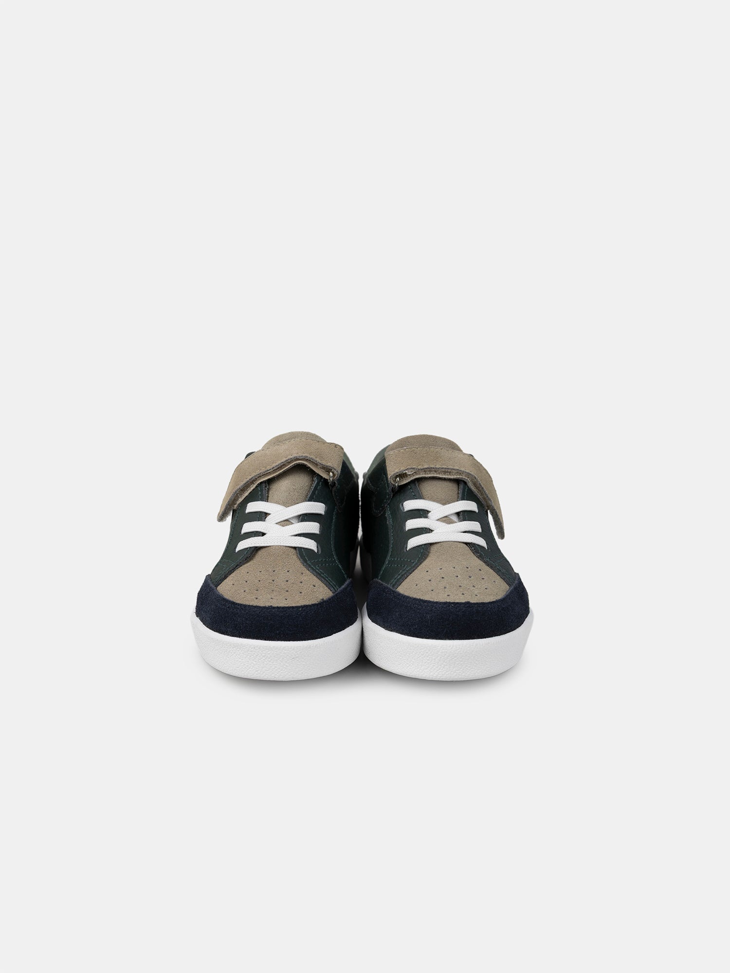 Sneakers tricolores de velcro para Meninos