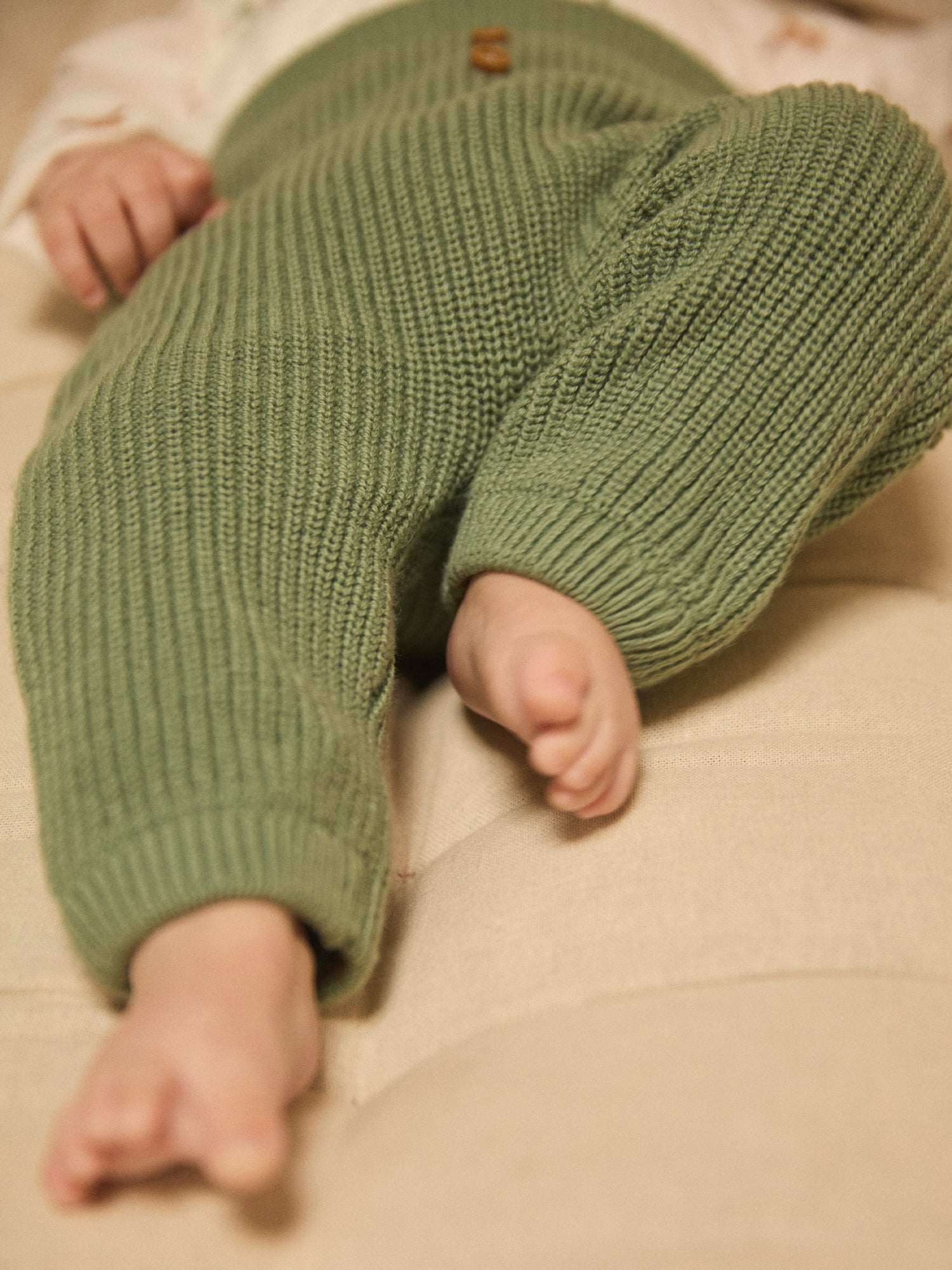 Ensemble t-shirt imprimé cerf + gilet + pantalon Naissance Garçon