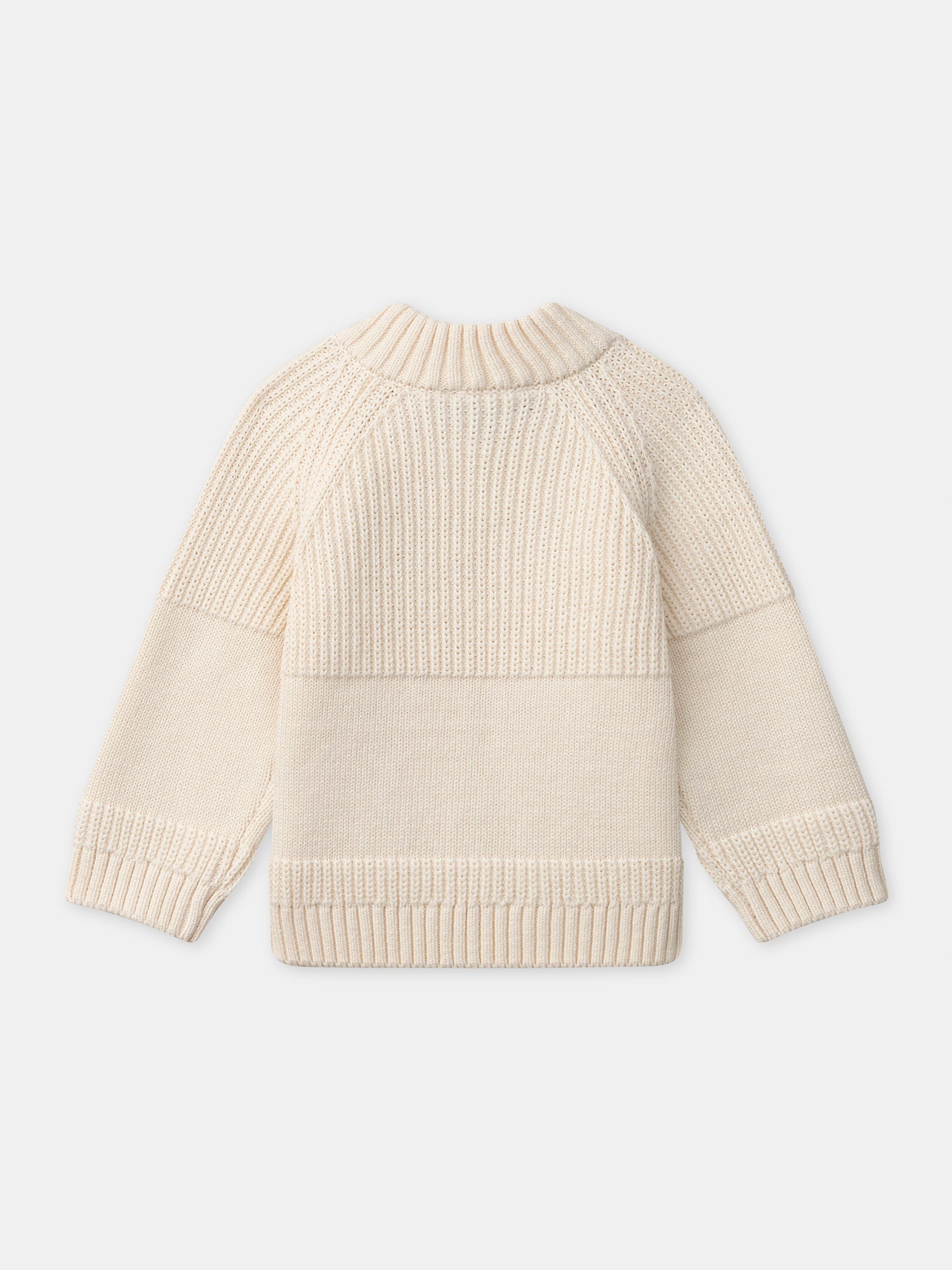 Pull beige visage animal Bébé Garçon
