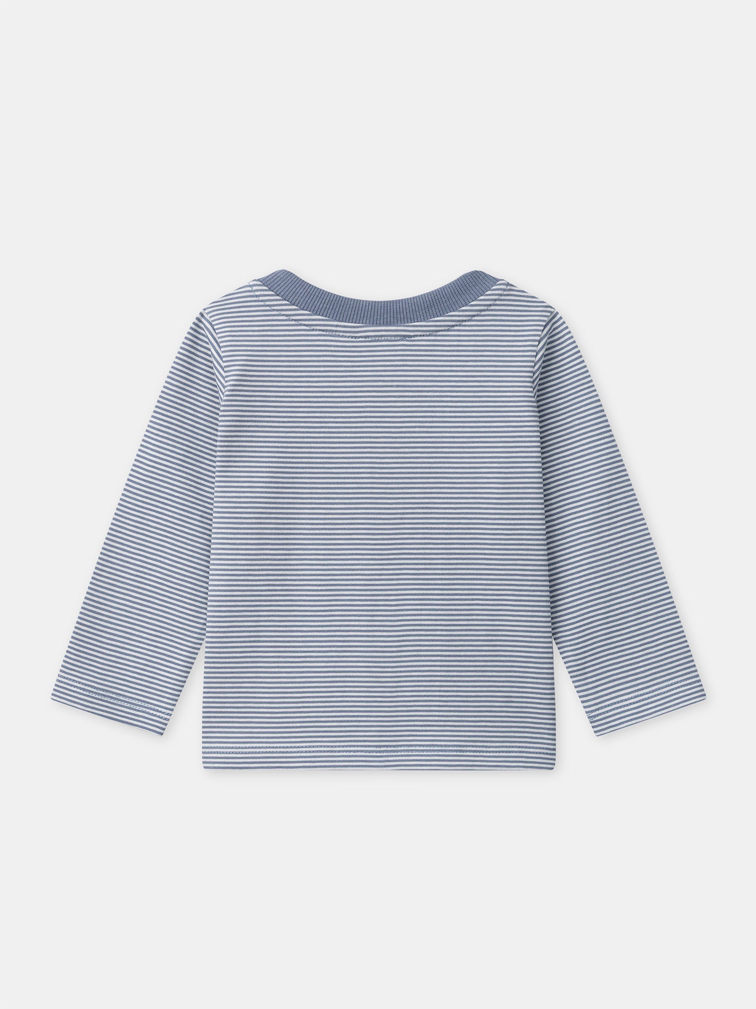 T-shirt à rayures et manches longues Bébé Garçon