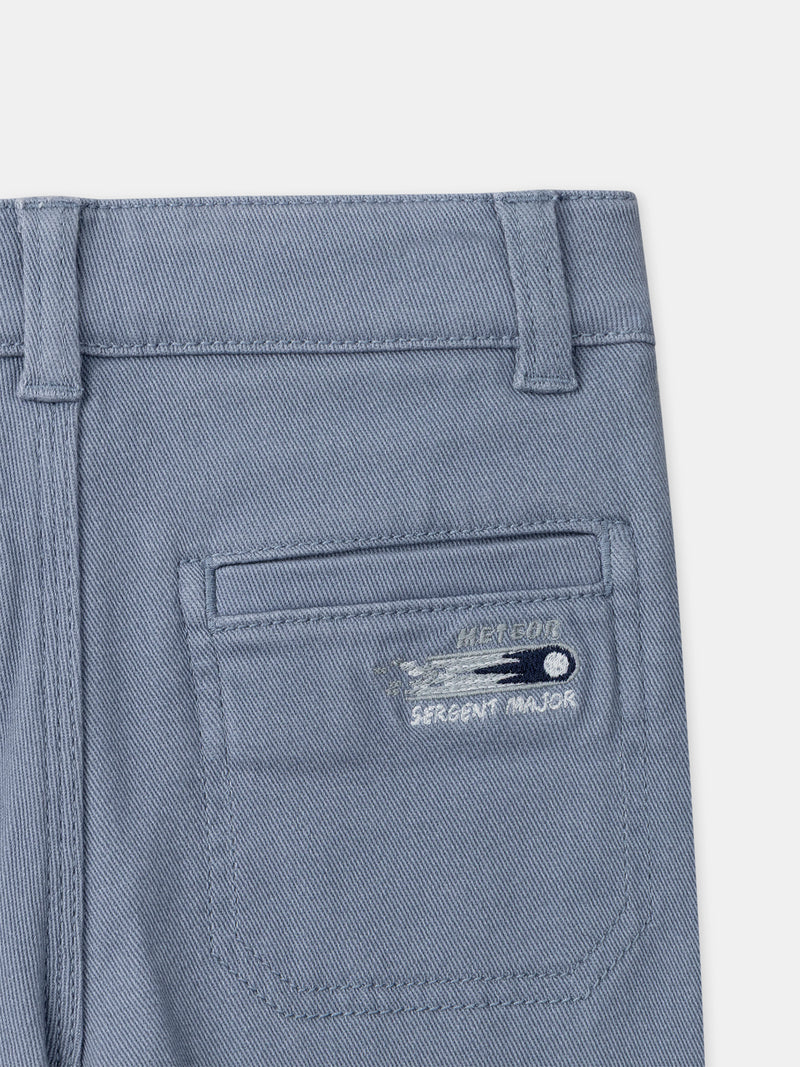 Pantalon bleu grisé Garçon