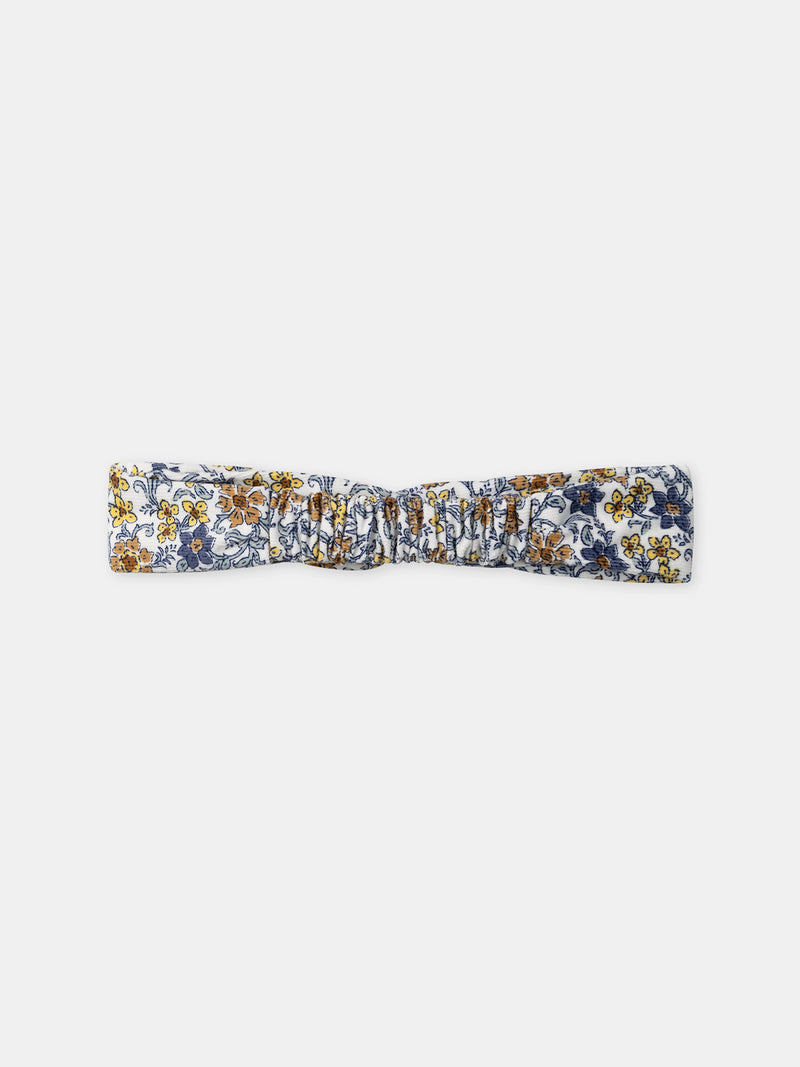 Faixa floral para menina bebé