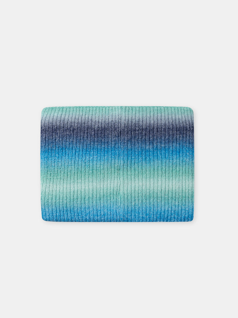 Cachecol de malha tie and dye para menino