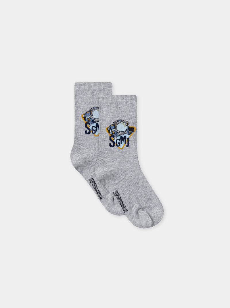 Conjunto de 5 pares de meias para menino