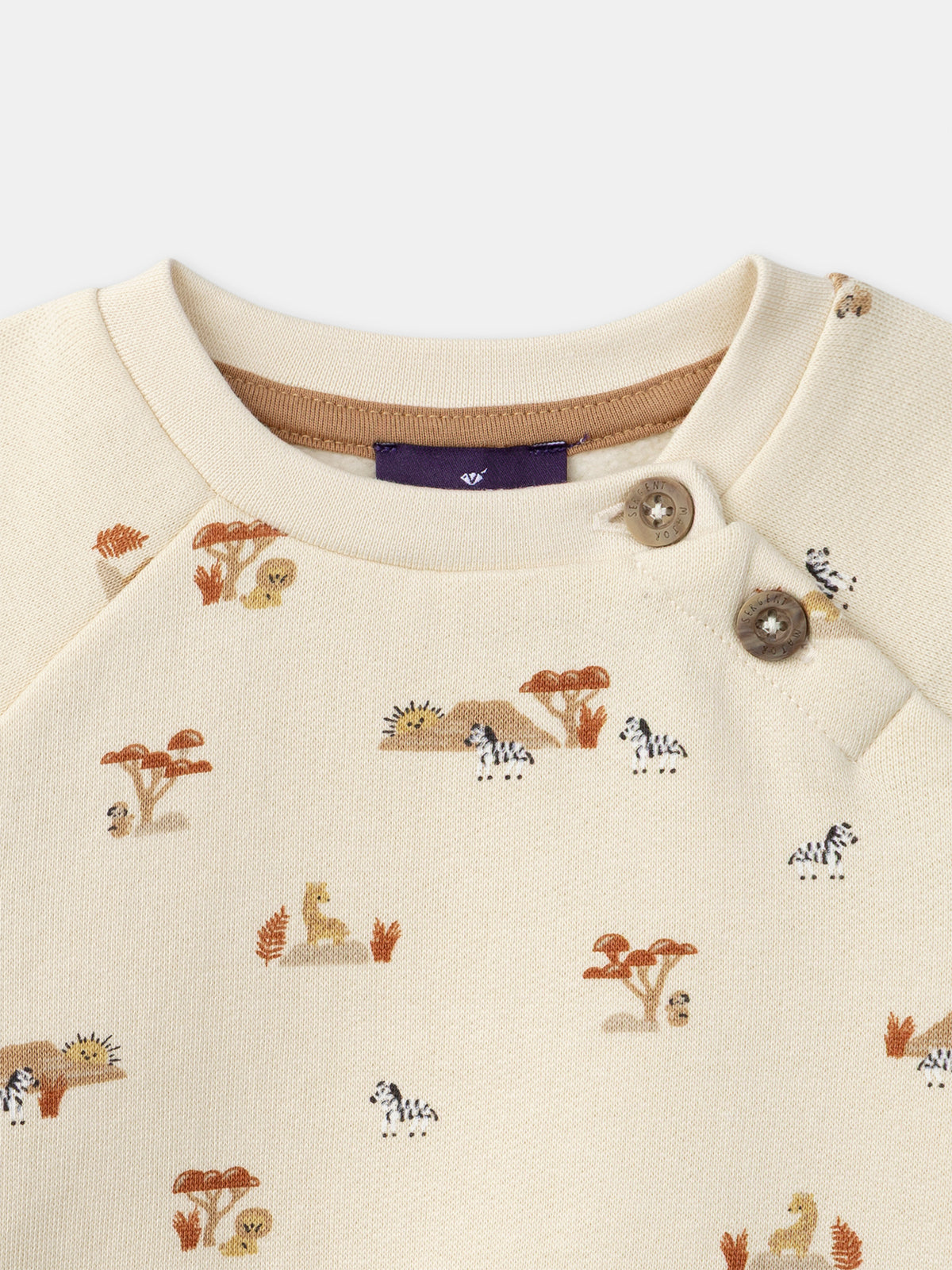 Tenue Bébé Garçon : Douce Aventure en Savane - 3