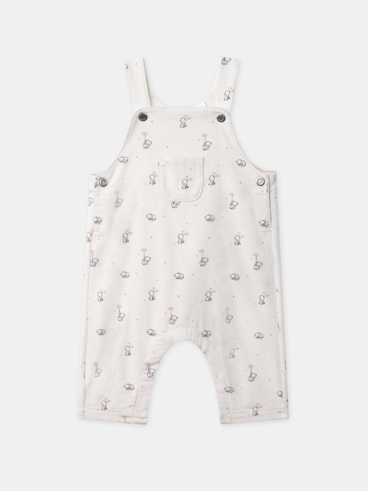 Conjunto salopete + body + meias Nascimento Menino