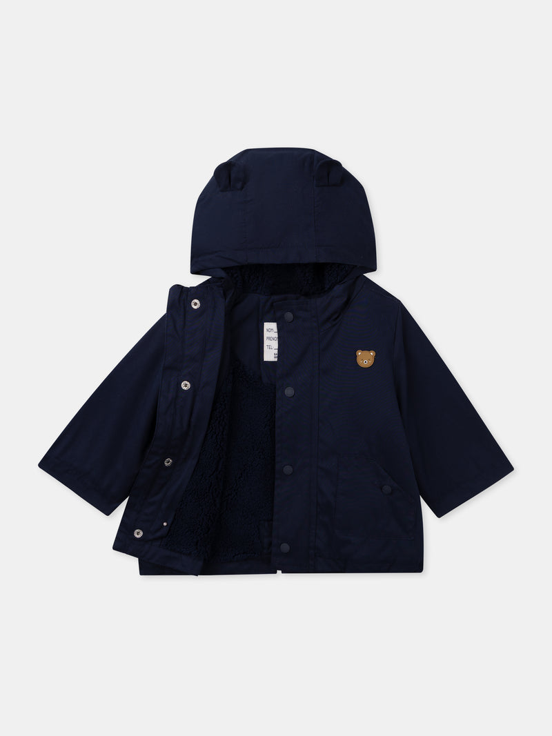 Parka 3 em 1 azul marinho Bebé Menino