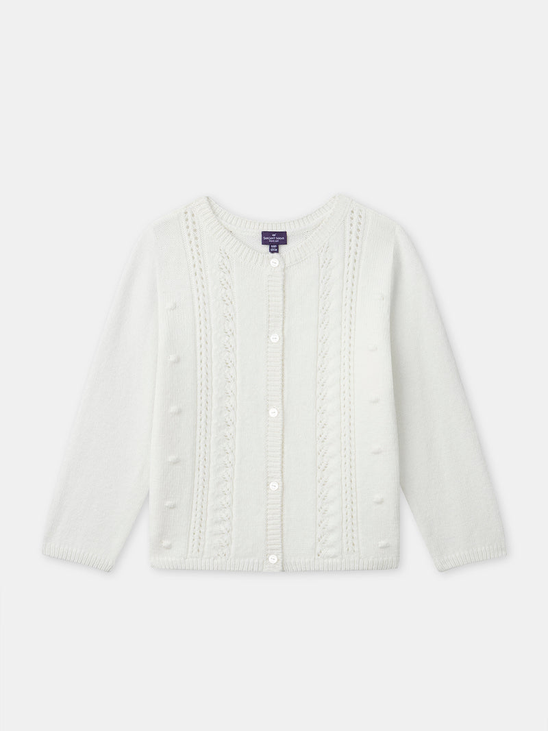 Gilet blanc Fille