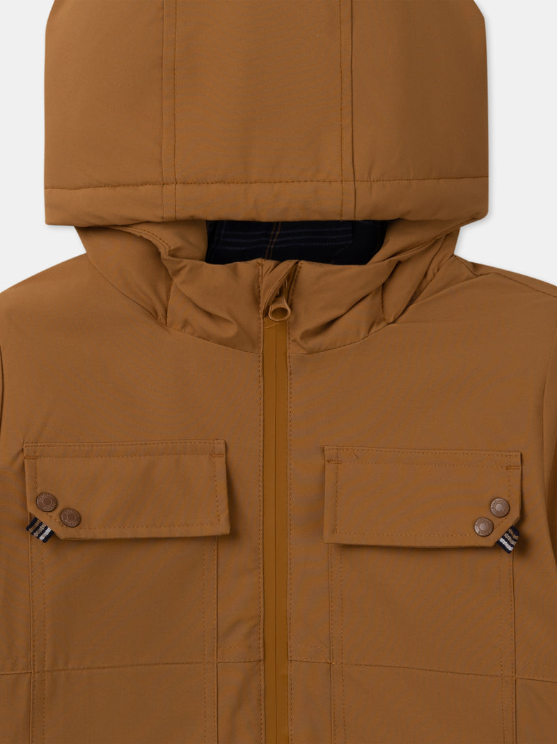 Parka 3 em 1 castanha para Menino