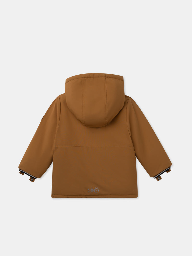Parka 3 em 1 castanha para Menino