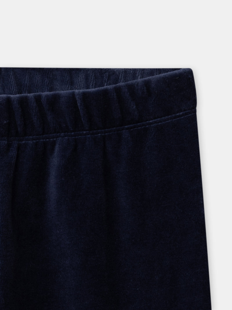 Pijama ecru e azul marinho urso Menino