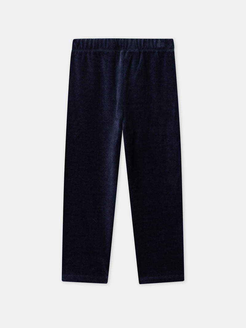 Pijama ecru e azul marinho urso Menino