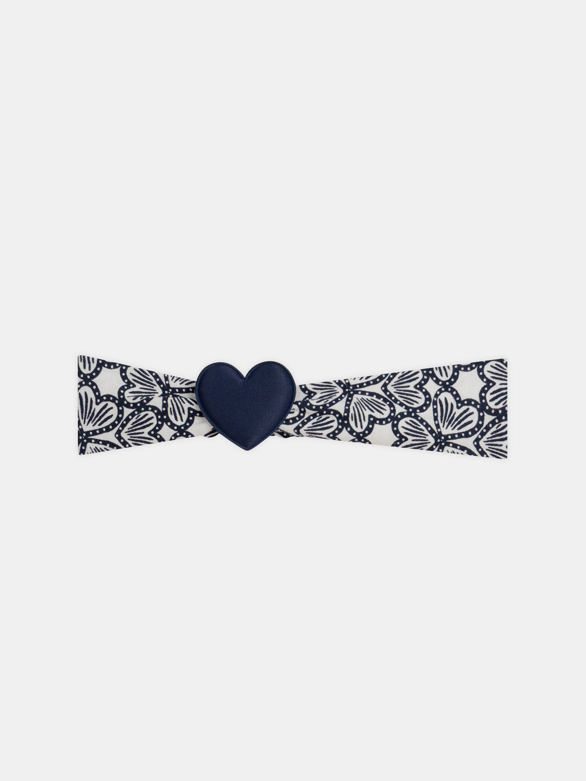 Bandeau imprimé trèfle avec patch coeur 3D Bébé Fille