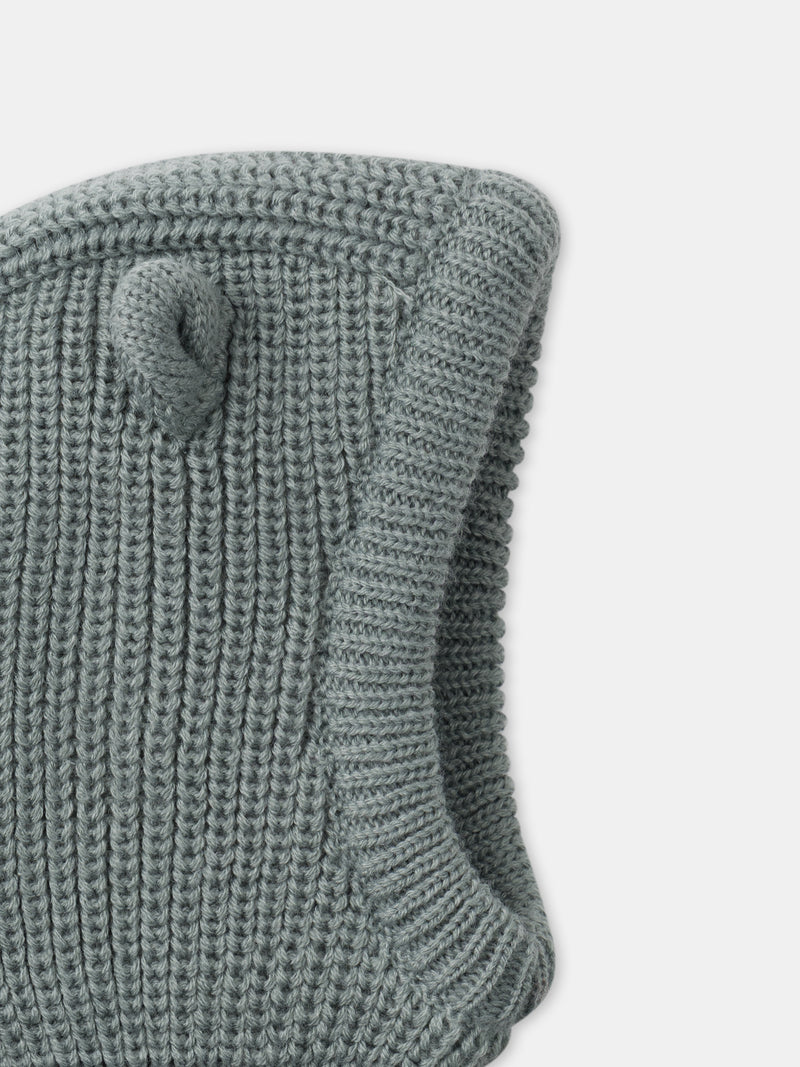 Gorro Verde Com Orelhas 3D Bebé Filha