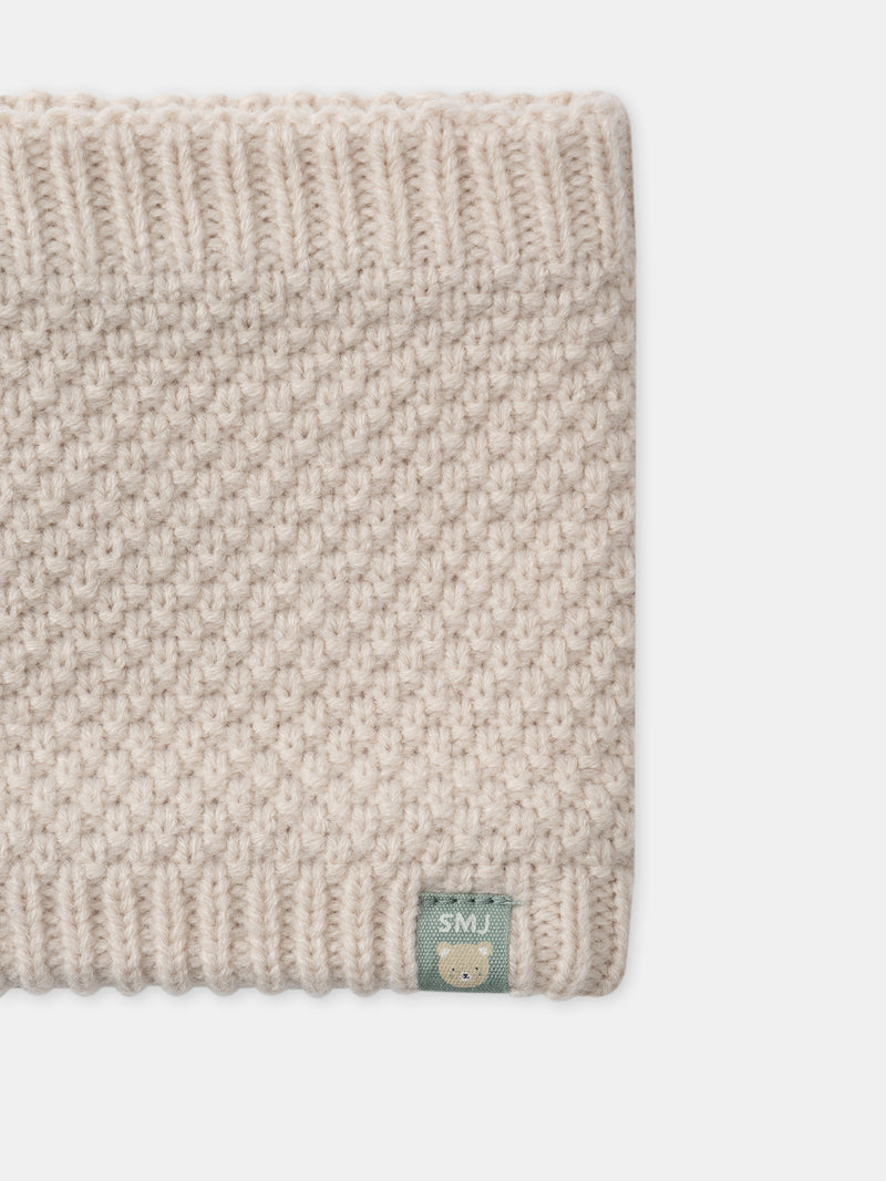 Snood ecru Bebé Menino