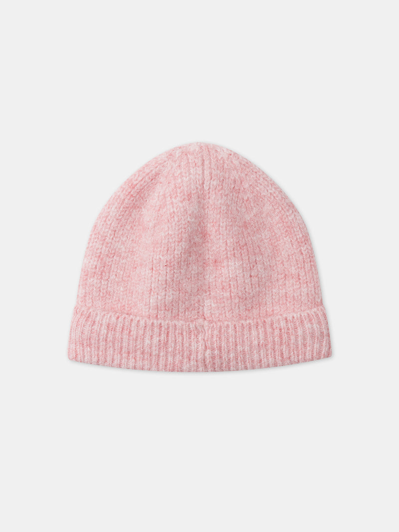 Gorro com reverso rosa para Menina